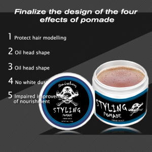 100g Matte Retro Hair Oil Clay Fluffy Hair Mud slicked Hold Low Shine Styling Wax For keep men oil Hair wax High Strong cream