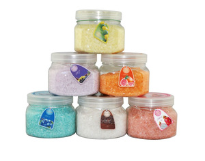 150g natural moisturizing high foam body bath scrub in jar