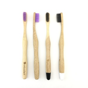 2019 hot selling 100% biodegradable  bamboo toothbrush manufacture OEM