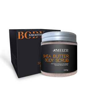 2021 New Products Shea Butter Body Scrub Whitening Nourishing Exfoliating Gommage Corps Exfoliante Skin Care Clean Bodyscrub