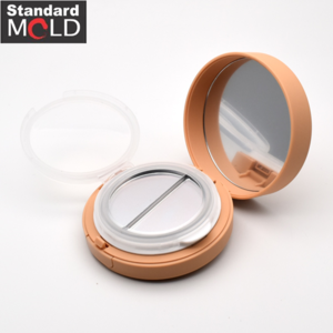 Air Cushion Compact Dual type Cosmetic Containers and Packaging with mirror made in Korea