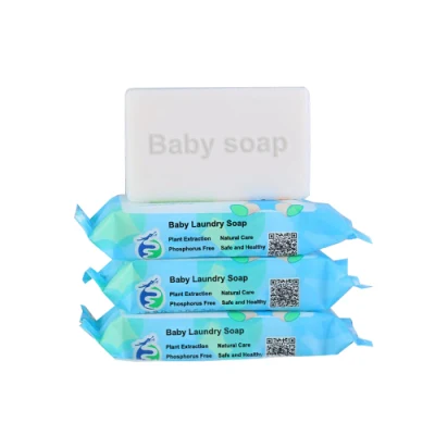 Antibacterial Transparent Laundry Soap Bar Square Shape 150g Underwear