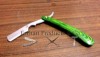 Barber Razor/ Wood Handle Green Wooden Barber Razor