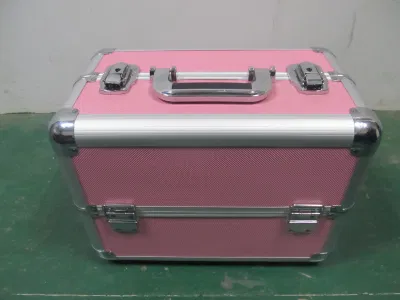 Beautiful Aluminium Hand-Held Cosmetic Case Makeup Case for Cosmetics