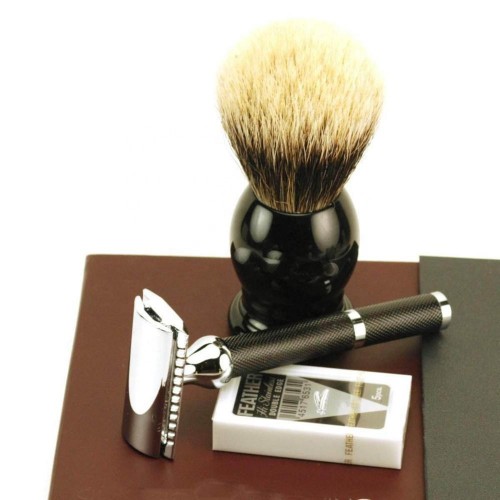 BLACK Shaving Set WITH BLADE