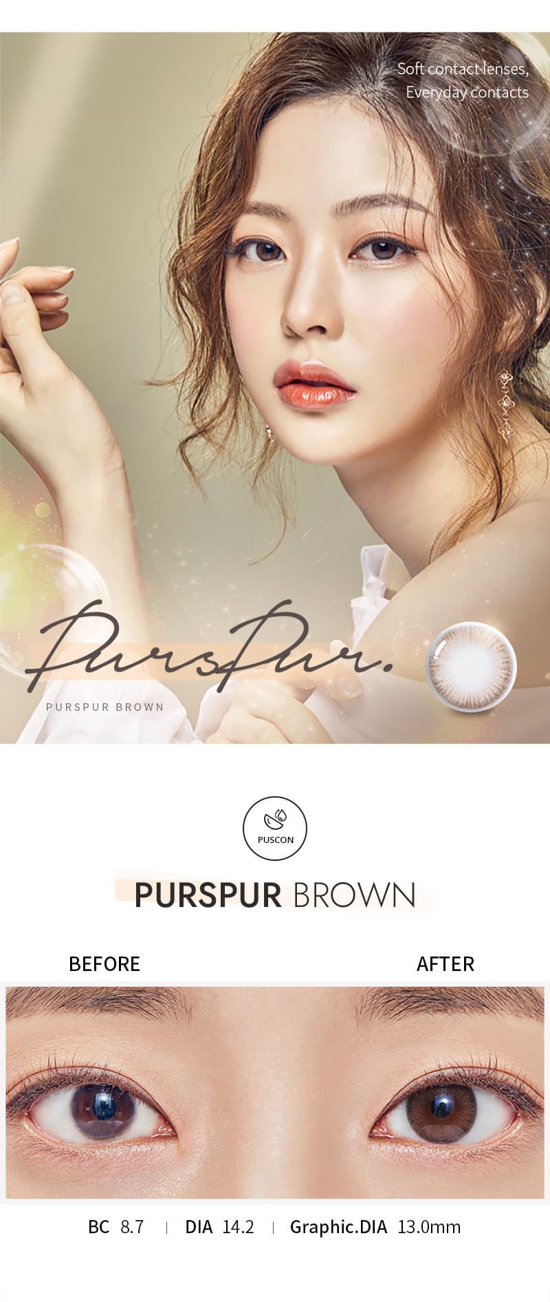 Contact Lens (Purspur Brown)
