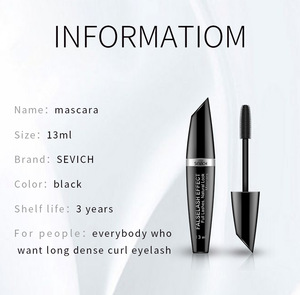 Create your own brand mascara silk fiber lasting all day mascara brush