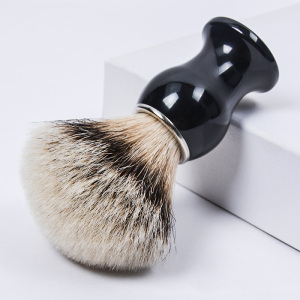 Dongshen wholesale comfortable silvertip badger hair resin handle shaving brush