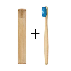 Environmental Travel Bamboo Toothbrush with Case Tube