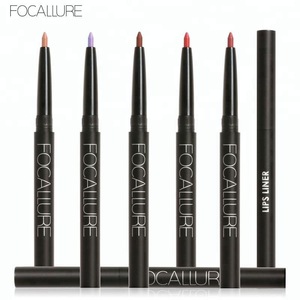 Focallure High Quality Daily Use Smoothly Matte Multi-Colored Plastic Material Lip Pencil Liner