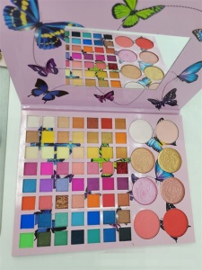 Full Face Makeup Pallet Pigmented Eyeshadow Blush Palette