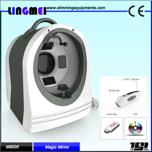 Korea automatic skin diagnosis system magic mirror skin scanner analyzer