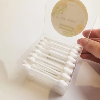 Low Price Convenient Use Sterile Plastic Stick Cleaning Cotton Swabs