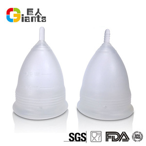 Medical Silicone Lady Menstruation Cup Comfortable Woman Period Menstrual Cups