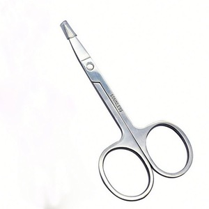 Mini makeup scissors ,h0tMF scissor shape eyebrow tweezer for sale
