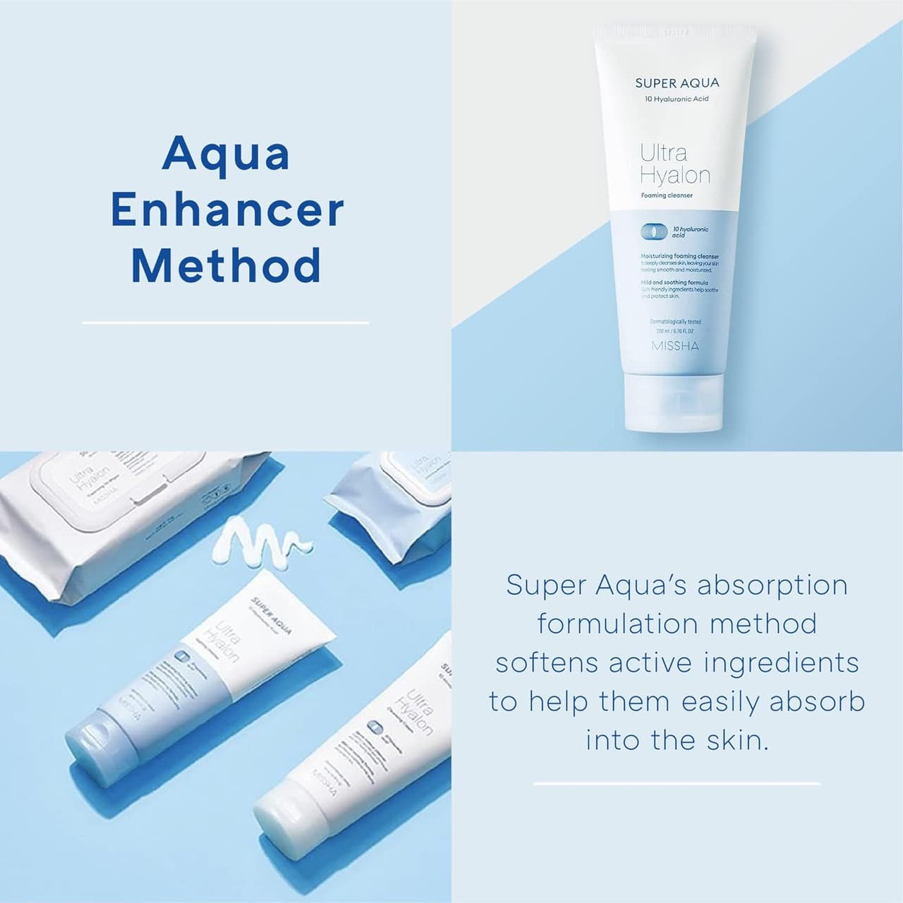MISSHA SUPER_AQUA_ULTRA_HYALRON_FOAMING_CLEANSER