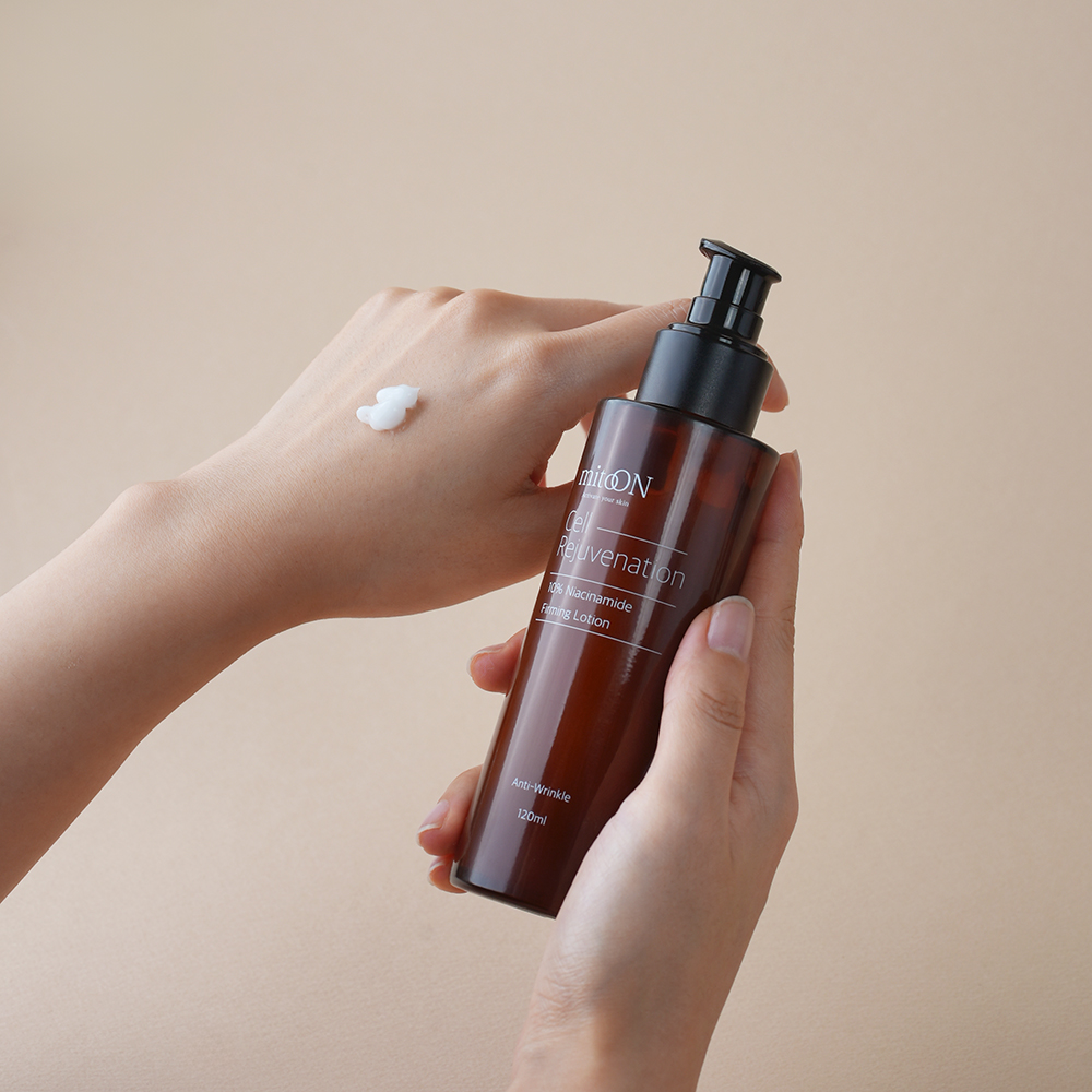 mito:ON 10% niacinamide firming lotion with antioxidants, anti aging skin care