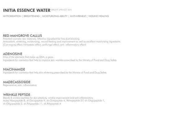 Nature Skin Care April 27 Initia Essence Water 100ml