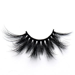 New arrival 27mm mink lashes  false eyelashes with private label own brand China vendor