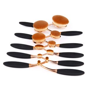 New product four kinds different color handle makeup brush set nylon hair supply makeup set for charming lady