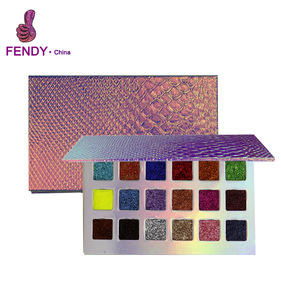 OEM Glitter pressed 18 color Eyeshadow Palette Makeup Pressed Glitter Eyeshadow palette