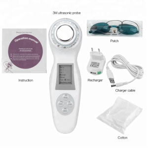 OEM LED skincare options salon equipment ultrasonic beauty device
