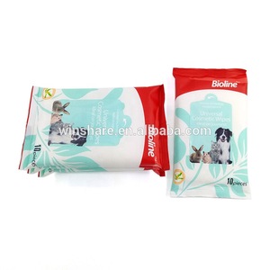 OEM Multi-purpose antibacterial deep Cleaning And Grooming Pet Wet Wipes 10pcs