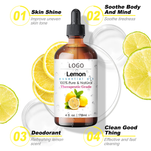 OEM/ODM Essential Oil lemon Natural High Purity Aromatherapy Massage Body Essential Oil