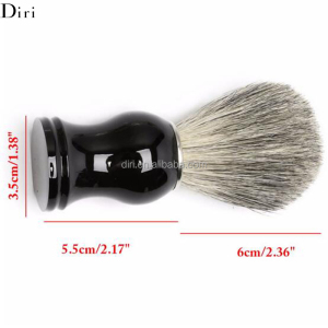 Perfecto 100% Pure Badger Shaving Brush With Black Handle