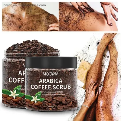 Personal Body Care Deep Cleansing Reducing Cellulite Coffee Face Body Scrub Moisturizing Exfoliation Arabica Coffee Body Scrub