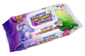 Pozzy Baby and Family Wet Wipes 120pcs, 100pcs, 90pcs, 72 pcs