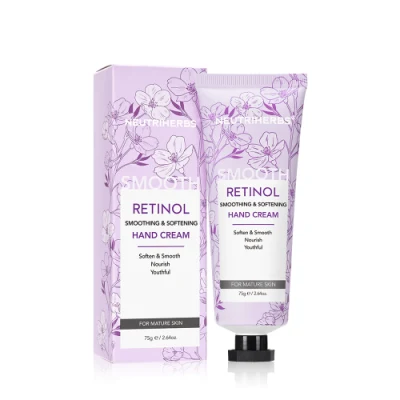 Private Label Skin Care Smoothing Nourishing Retinol Moisturizing Anti Wrinkle Hand Cream Lotion