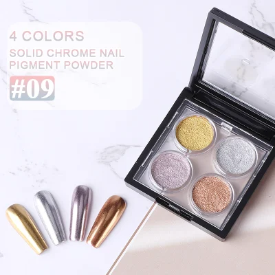Salon Home DIY Nail Art Deco Chrome Nail Powder Rose Gold Mirror Effect Manicure Pigment Glitter Powder