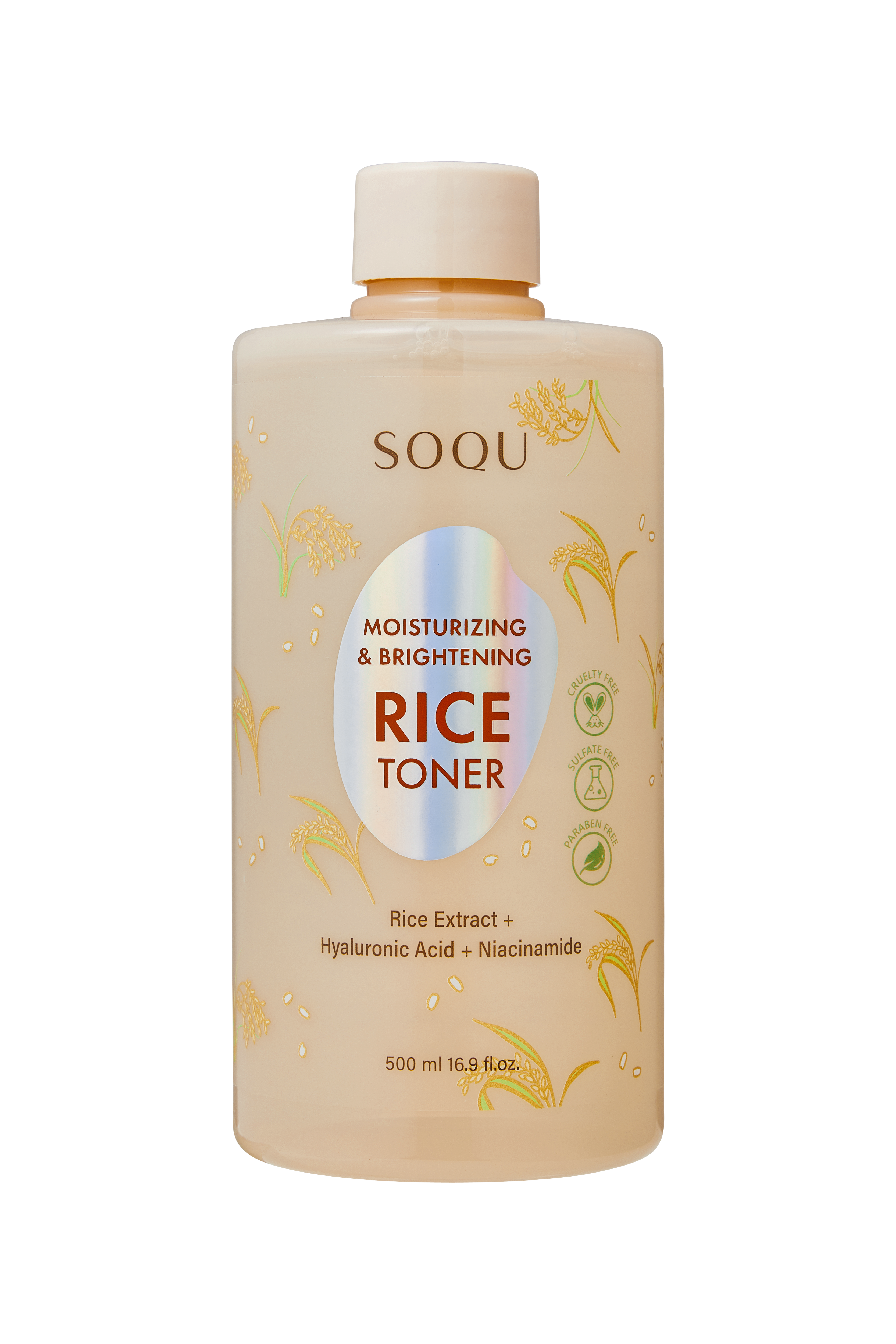 (Skin care, Toner, Rice)SOQU MOISTURIZING & BRIGHTENING RICE TONER