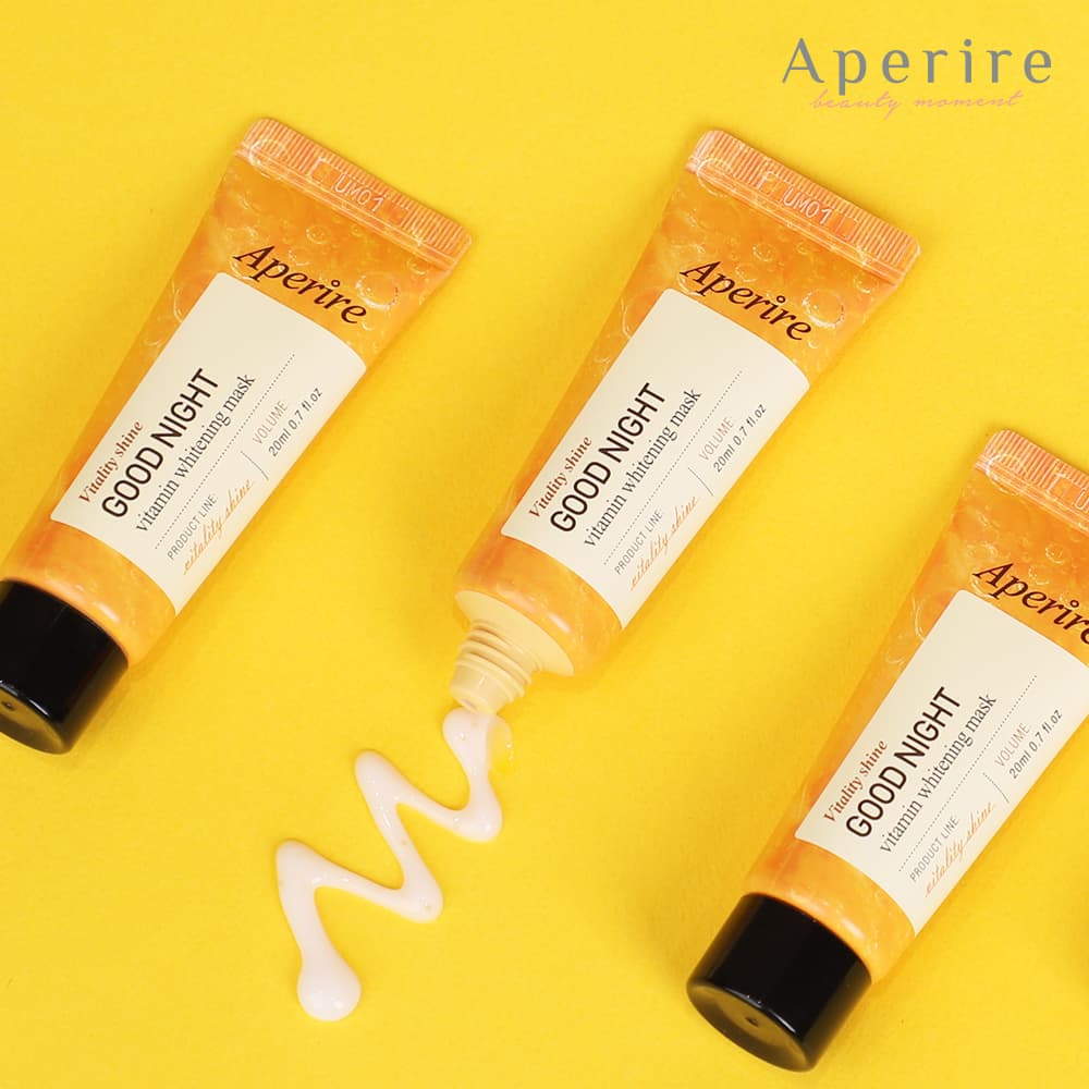 skincare shine vitamin whitening sleeping pack mask mini 20m