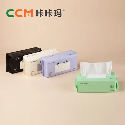 Soft Disposable Cleansing Cotton Towels Non-Woven Portable Cotton Tissue Towel