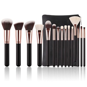 Traveling Wholesale Makeup Brushes 15pcs Customized Package Professional  Cosmetics Applicator For Set Powder Eyebrow Eyeshadow