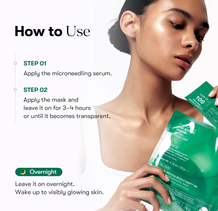 VT COSMETICS Pro Cica Reedle Shot 100 2-Step Hydrogel Mask