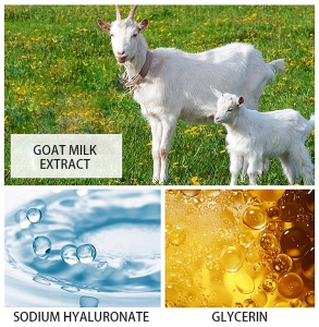 Wholesale Body Care Brightening Goat Milk Body Lotion Moisturizing Replenishing Repairing Body Whitening Cream