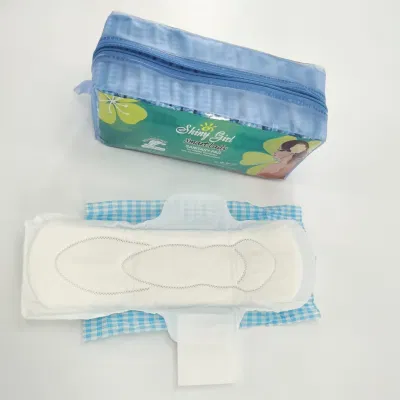 Wholesale Free Sample Low MOQ Shiny Girl Anion Chip Women Pads Sanitary Pads Napkin