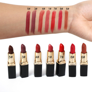 wholesale private label organic korean makeup cosmetics customed box matte cream lipstick