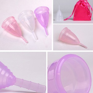 Wholesale Reusable Medical Grade Silicone Menstrual Cup Feminine Hygiene Product