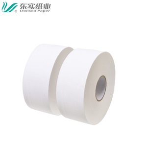 Wholesale virgin white public jumbo roll toilet tissue paper / bathroom tissue / marcas de Papel Higienico