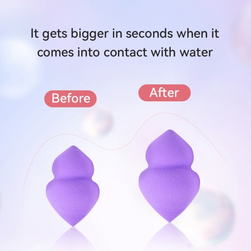 Unique Design Makeup Sponge-Spiral Shape Cosmetic Wet Dry Use