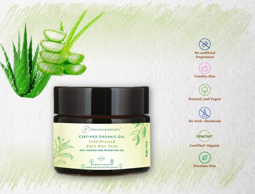 Certified Organic Cold-Pressed Aloe Vera gel