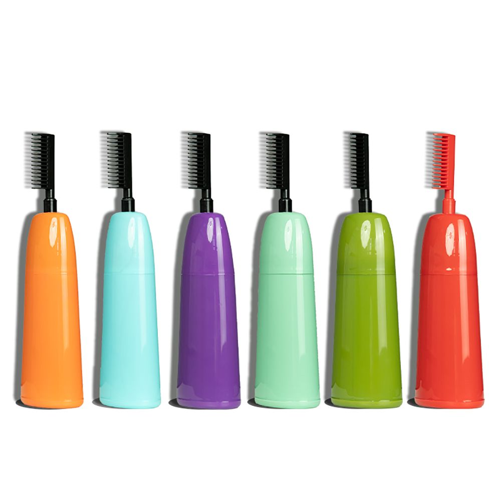 Empty two in one Hair Dye Bottle with Comb Applicator Plastic Tool Hair Color Packaging Bottle