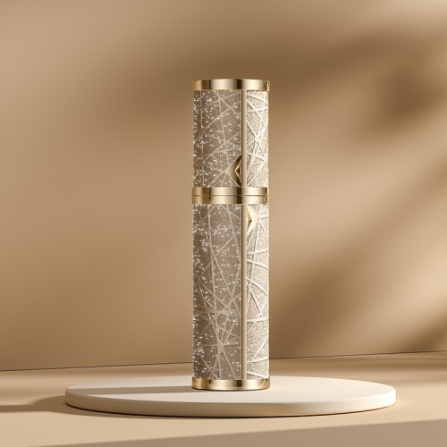 Unique Design High-end Travel-sized 5ML Portable Genuine Leather Empty Spray Perfume Bottle With Self Bottom Filling