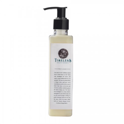 Timeless Beauty Secrets Organic Mango Butter Brightening, Softening, Luxurious Hand & Body Lotion