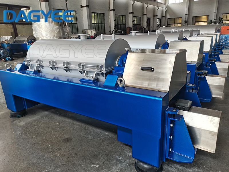 Olive Oil Screw Industrial Alumina Decanter Centrifuge For Drilling Mud Solids