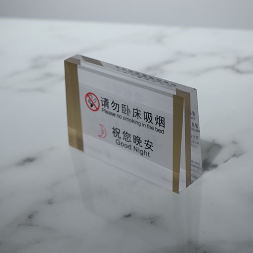 Strong magnetic thickened acrylic table card table card table sign crystal table card display card frame price tag